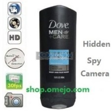 Men Shower gel Camera Remote Control On/Off And Motion Detection Record