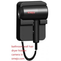 Spy Camera in Bathroom wall hair dryer shower spy camera