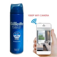 Hidden Camera Wireless HD 1080P Hidden Bathroom Shaving Foam Bottle Camera For iOS/Andriod System
