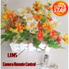nanny cam indoor Artificial flower Spy camera 16G Full HD 1080P DVR with remote control on/off