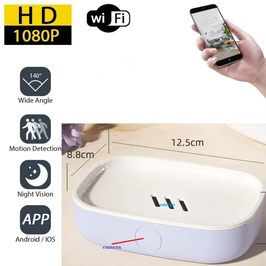 Hidden in Plain Sight – 4K WiFi Soap Box Camera with Smart Phone Viewing